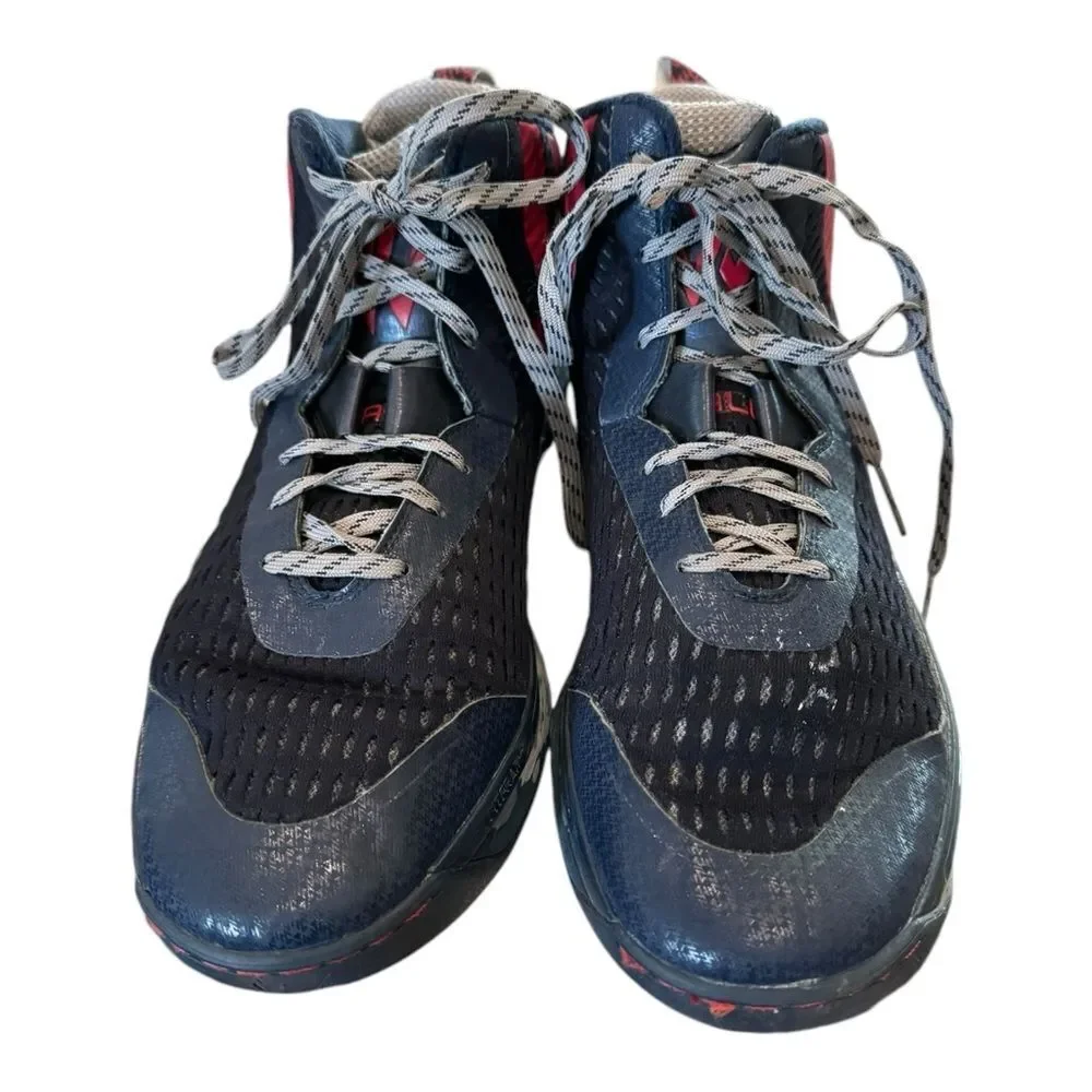 Adidas Men's J John Wall 1 Navy Red Signature Retired Sneakers 11